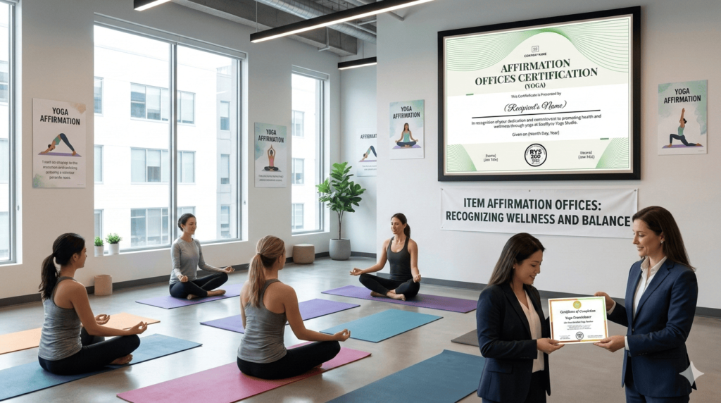 Item Affirmation Offices Certification