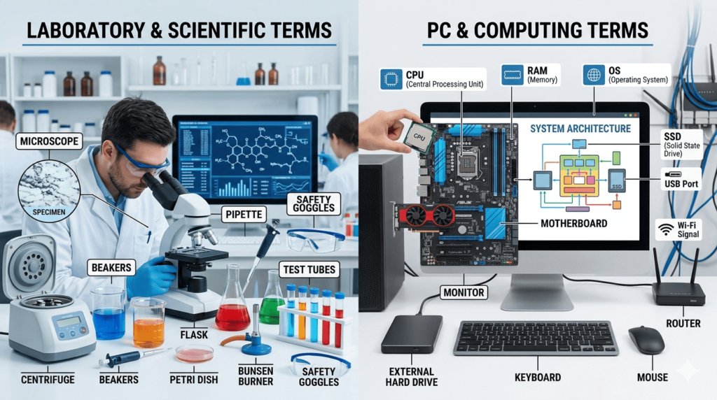 Laboratory and PC Terms