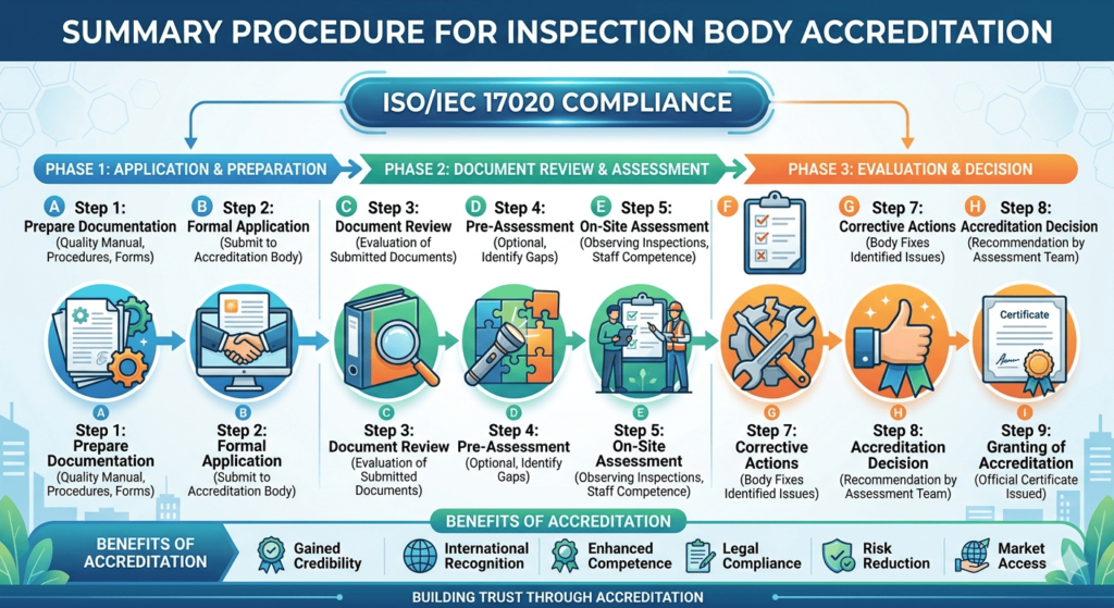 Summary Procedure For Inspection Body Accreditation