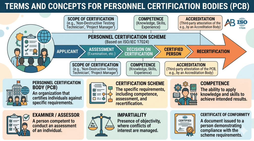 Terms for Personnel Certification Bodies